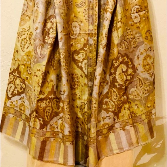 100% Cashmere Stole with full Kani